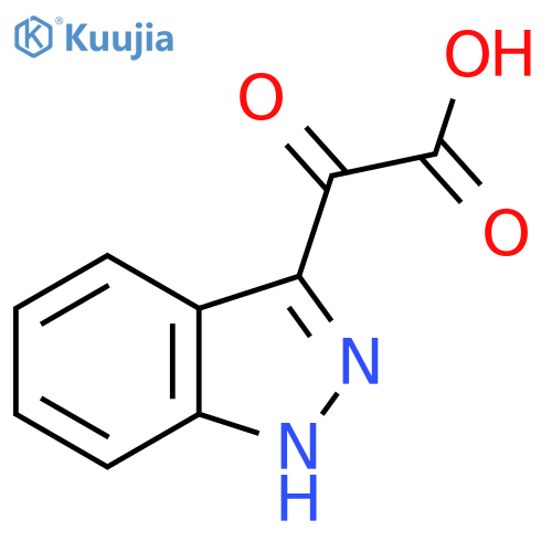 2-(1H-indazol-3-yl)-2-oxoacetic acid structure