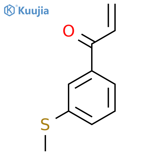 1-3-(methylsulfanyl)phenylprop-2-en-1-one structure