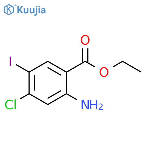 ethyl 2-amino-4-chloro-5-iodobenzoate structure