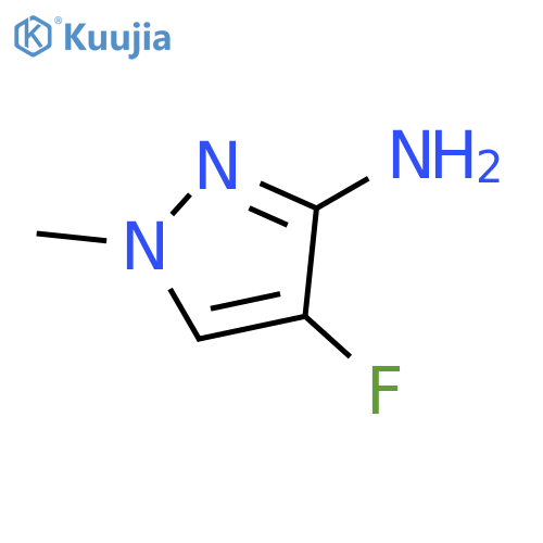 4-Fluoro-1-methyl-1H-pyrazol-3-amine structure