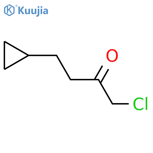 1-Chloro-4-cyclopropylbutan-2-one structure