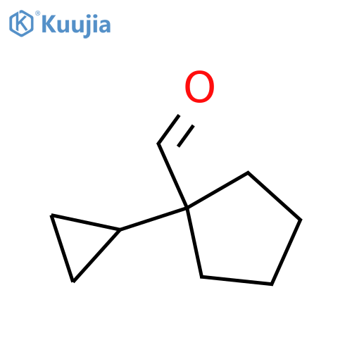 1-Cyclopropylcyclopentane-1-carbaldehyde structure