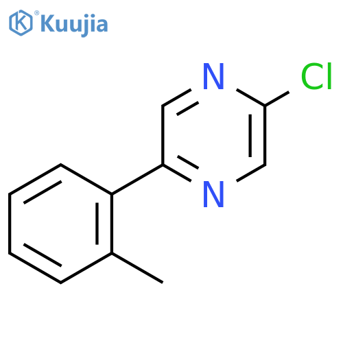 2-Chloro-5-(2-methylphenyl)pyrazine structure