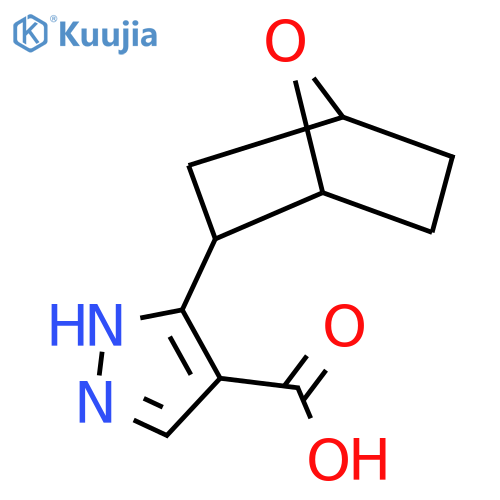 5-{7-oxabicyclo2.2.1heptan-2-yl}-1H-pyrazole-4-carboxylic acid structure