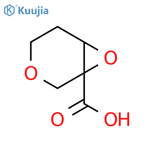 3,7-Dioxabicyclo[4.1.0]heptane-1-carboxylic acid structure