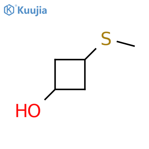3-(Methylsulfanyl)cyclobutan-1-ol structure