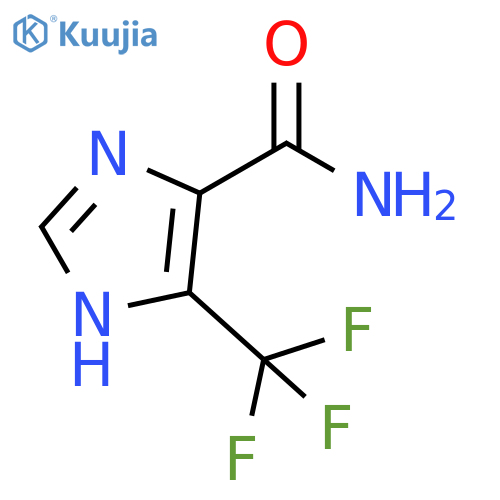 4-(trifluoromethyl)-1H-imidazole-5-carboxamide structure