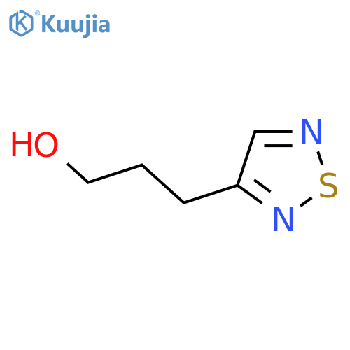 3-(1,2,5-Thiadiazol-3-yl)propan-1-ol structure