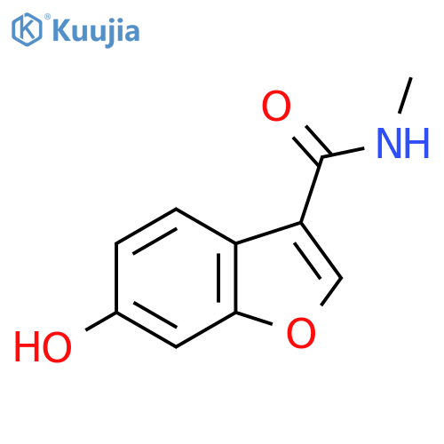 6-Hydroxy-N-methylbenzofuran-3-carboxamide structure