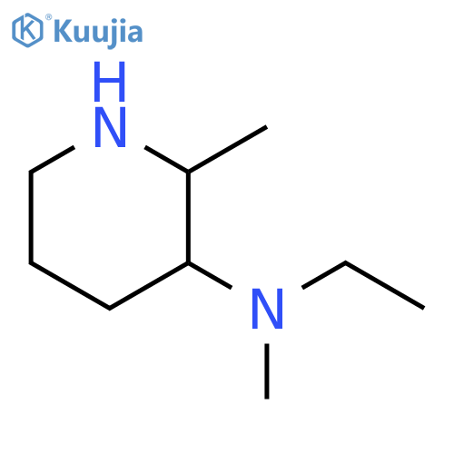 3-Piperidinamine, N-ethyl-N,2-dimethyl- structure