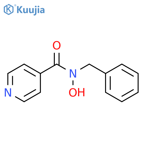 N-benzyl-N-hydroxypyridine-4-carboxamide structure