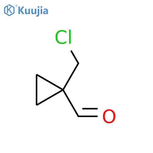 1-(chloromethyl)cyclopropane-1-carbaldehyde structure