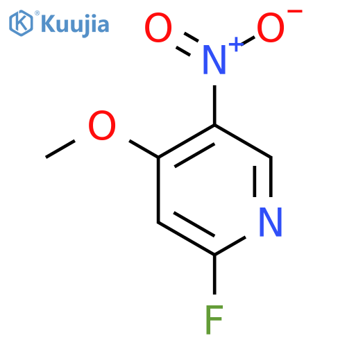 2-Fluoro-4-methoxy-5-nitropyridine structure