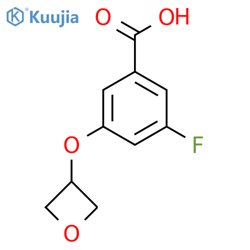 3-Fluoro-5-(oxetan-3-yloxy)benzoic acid structure