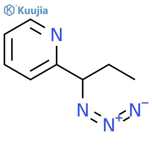 2-(1-azidopropyl)pyridine structure