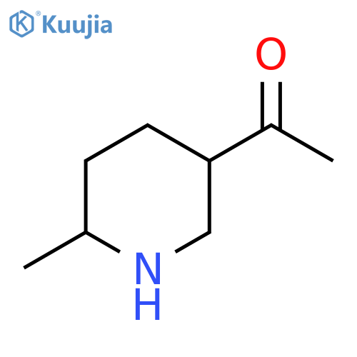 Ethanone, 1-(6-methyl-3-piperidinyl)- structure