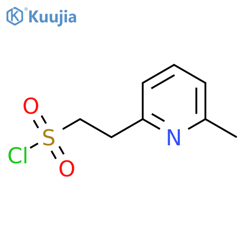 2-(6-Methylpyridin-2-yl)ethane-1-sulfonyl chloride structure