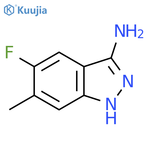 5-Fluoro-6-methyl-1H-indazol-3-amine structure