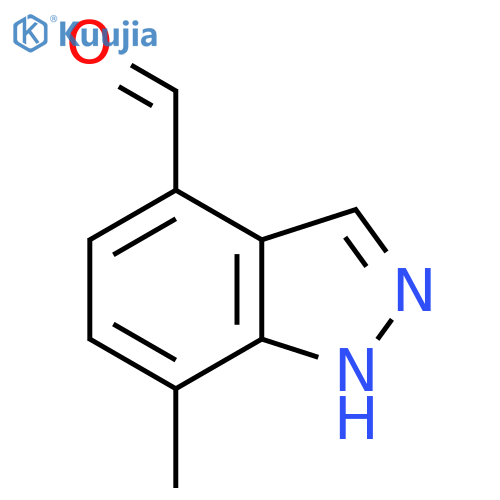 7-Methyl-1H-indazole-4-carbaldehyde structure