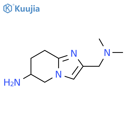 2-(dimethylamino)methyl-5H,6H,7H,8H-imidazo1,2-apyridin-6-amine structure
