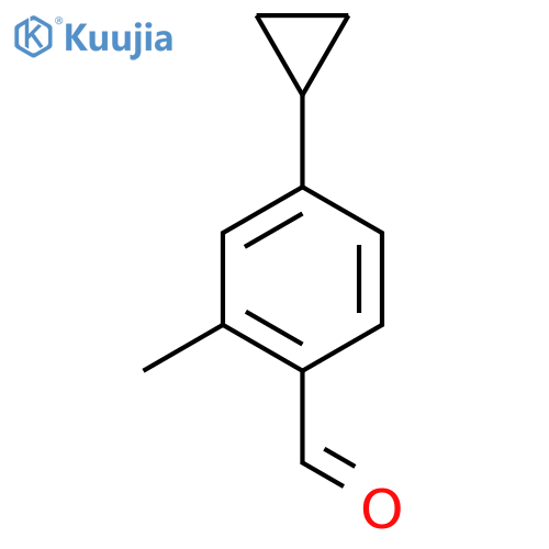 4-Cyclopropyl-2-methylbenzaldehyde structure