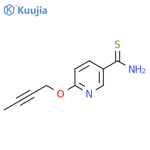 6-(But-2-ynyloxy)pyridine-3-carbothioamide structure