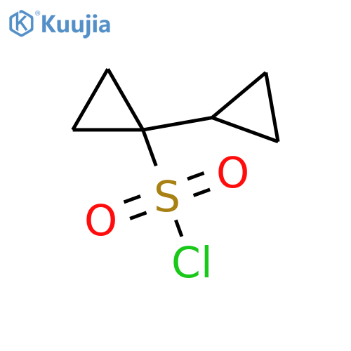 1-cyclopropylcyclopropane-1-sulfonyl chloride structure
