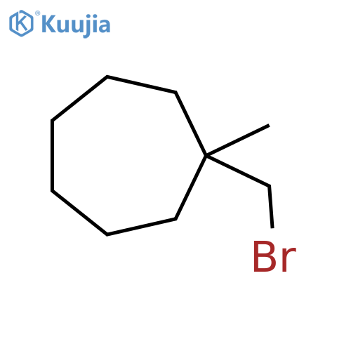 1-(bromomethyl)-1-methylcycloheptane structure