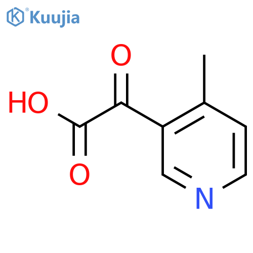 2-(4-methylpyridin-3-yl)-2-oxoacetic acid structure