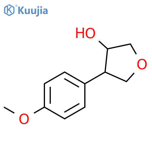 4-(4-Methoxyphenyl)tetrahydrofuran-3-ol structure