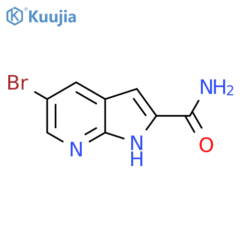 5-Bromo-1H-pyrrolo[2,3-b]pyridine-2-carboxamide structure