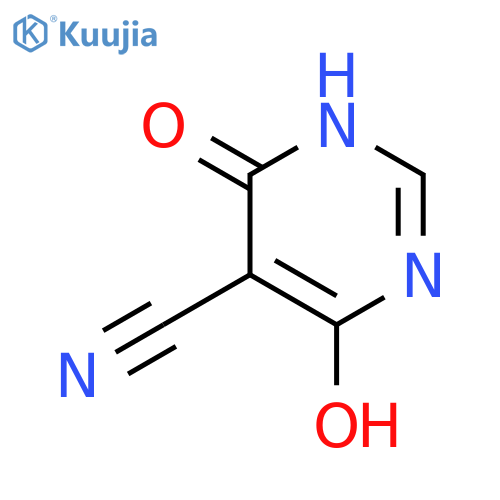 4-hydroxy-6-oxo-1H-pyrimidine-5-carbonitrile structure