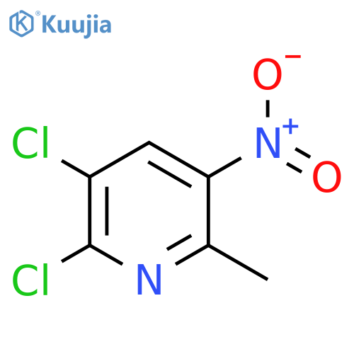 2,3-dichloro-6-methyl-5-nitropyridine structure