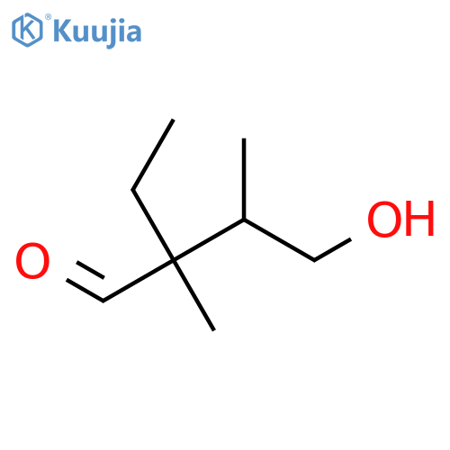2-ethyl-4-hydroxy-2,3-dimethylbutanal structure