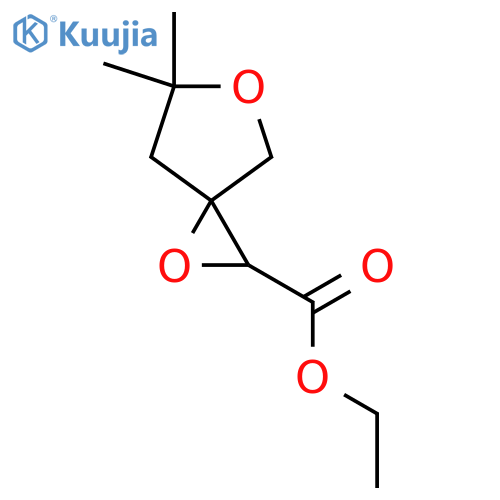 Ethyl 6,6-dimethyl-1,5-dioxaspiro[2.4]heptane-2-carboxylate structure