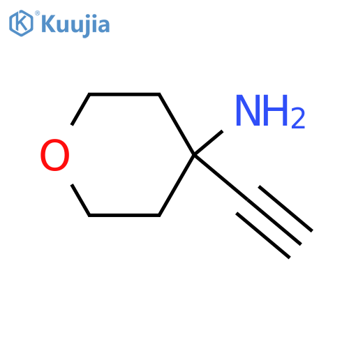 4-ethynyloxan-4-amine structure