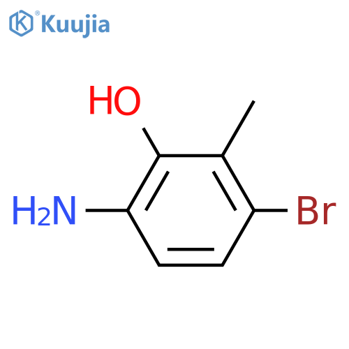 6-amino-3-bromo-2-methyl-phenol structure