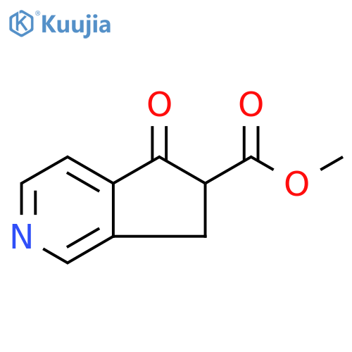 5-Oxo-6,7-dihydro-5H-[2]pyrindine-6-carboxylic acid methyl ester structure