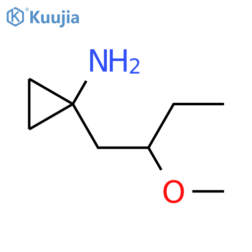1-(2-methoxybutyl)cyclopropan-1-amine structure