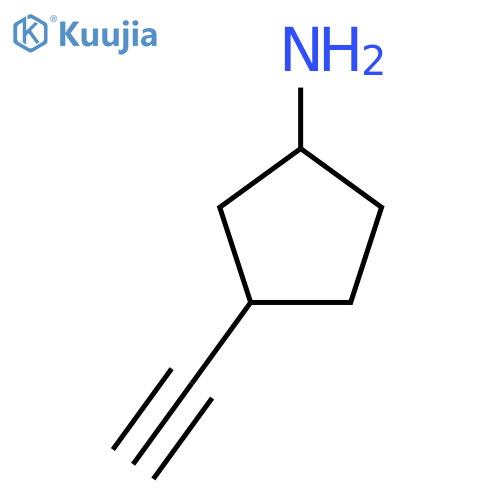 3-Ethynylcyclopentan-1-amine structure