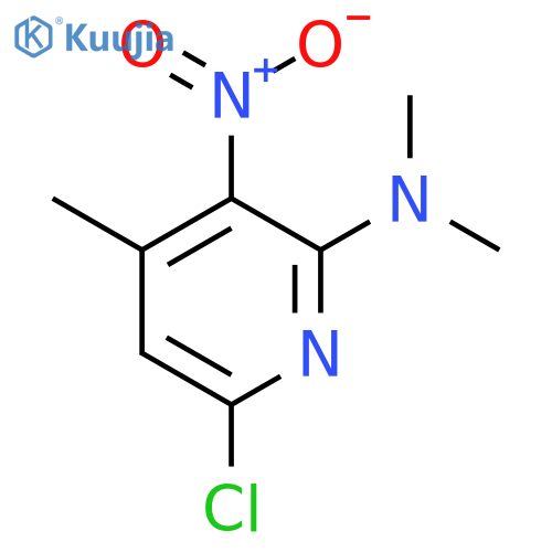 6-Chloro-N,N,4-trimethyl-3-nitropyridin-2-amine structure