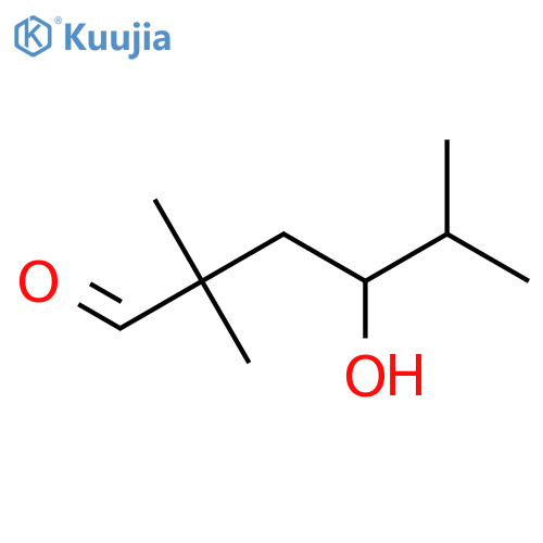 4-Hydroxy-2,2,5-trimethylhexanal structure