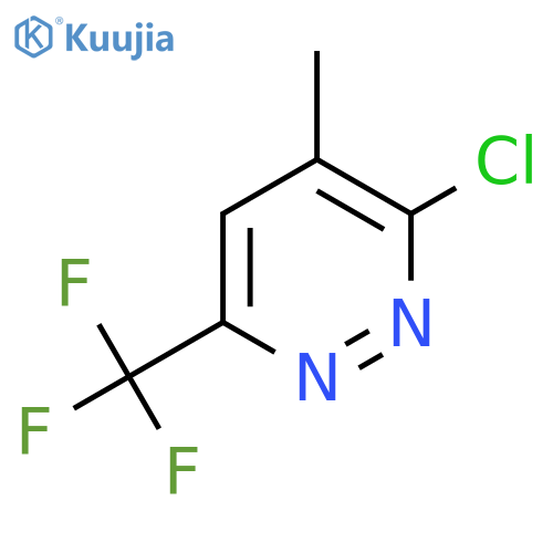 3-Chloro-4-methyl-6-(trifluoromethyl)pyridazine structure