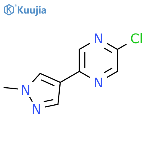 2-chloro-5-(1-methyl-1H-pyrazol-4-yl)pyrazine structure