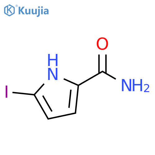 1H-Pyrrole-2-carboxamide, 5-iodo- structure