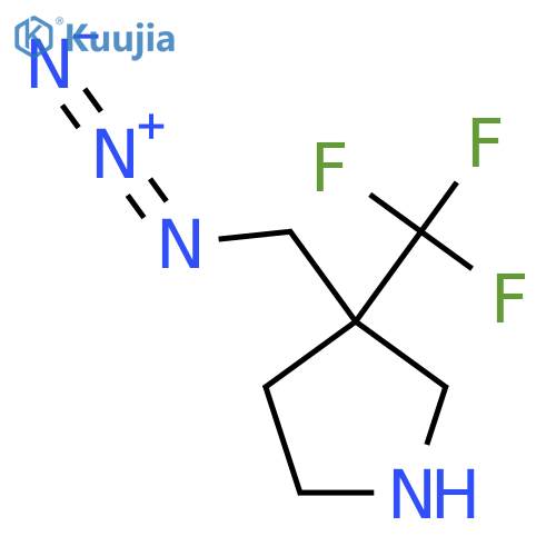 3-(Azidomethyl)-3-(trifluoromethyl)pyrrolidine structure