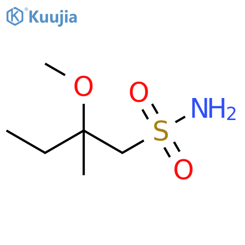 1-Butanesulfonamide, 2-methoxy-2-methyl- structure