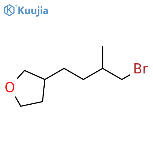 Furan, 3-(4-bromo-3-methylbutyl)tetrahydro- structure