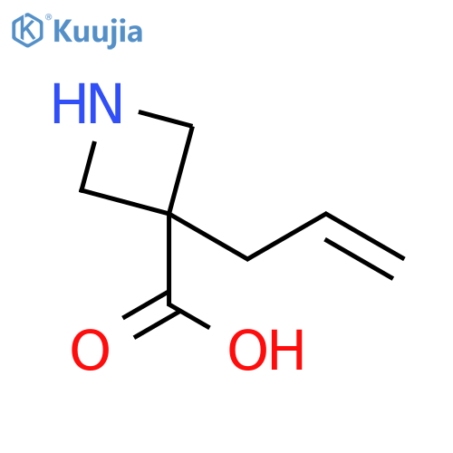 3-Prop-2-enylazetidine-3-carboxylic acid structure