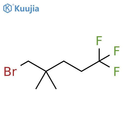 Pentane, 5-bromo-1,1,1-trifluoro-4,4-dimethyl- structure